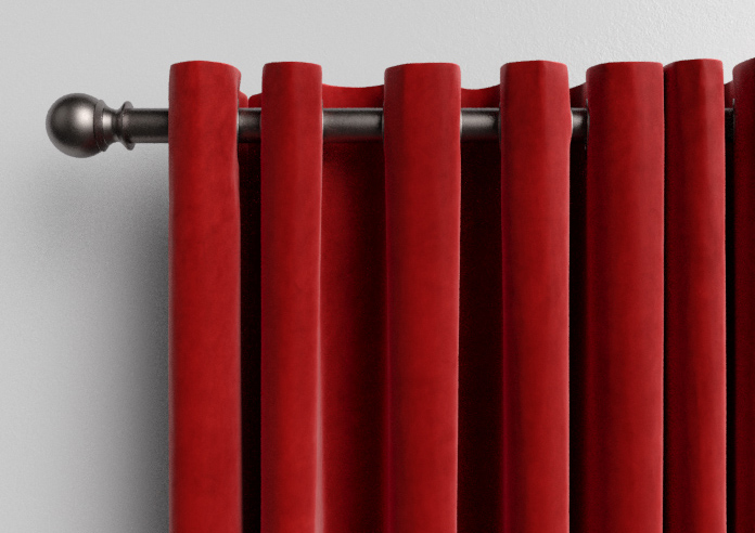 Odessa Velvet, Scarlet - Made to Measure Curtains - Image 12